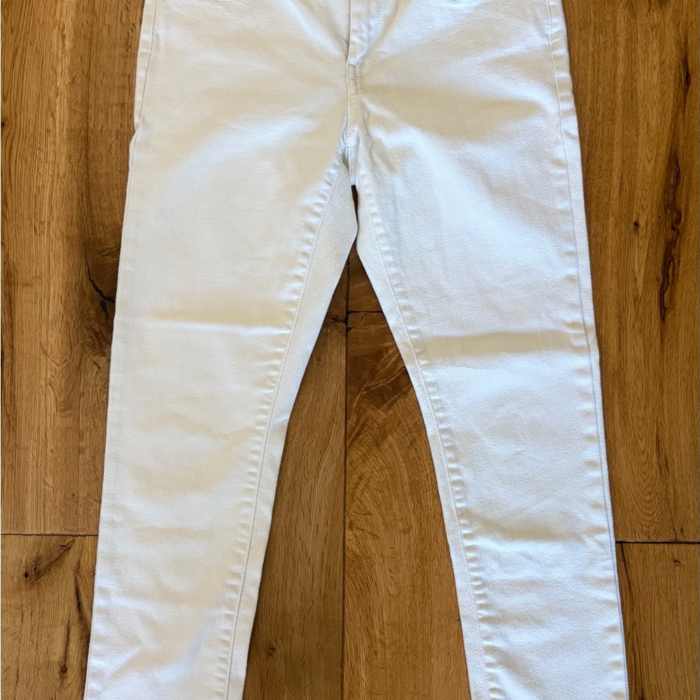 Banana Republic White Ankle & Cropped Jeans